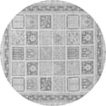 thumbnail image 1 of Ahgly Company Indoor Round Abstract Gray Modern Area Rugs, 5' Round, 1 of 4
