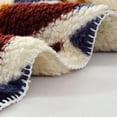 thumbnail image 2 of UKELER Boho Sherpa Fleece Blanket 80'' × 90'', Ultra Soft Aztec Queen Blanket for All Season, Cozy, Plush, Bohemian Throw Blanket for Bed/Couch/Sofa/Office/Camping, 2 of 7