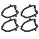thumbnail image 2 of Accesorios para bolsos hechos a mano 4 Uds monedero con asa de resina bolso de mano artesanal accesorios hechos a mano de costura 85 cm negro, 2 of 8