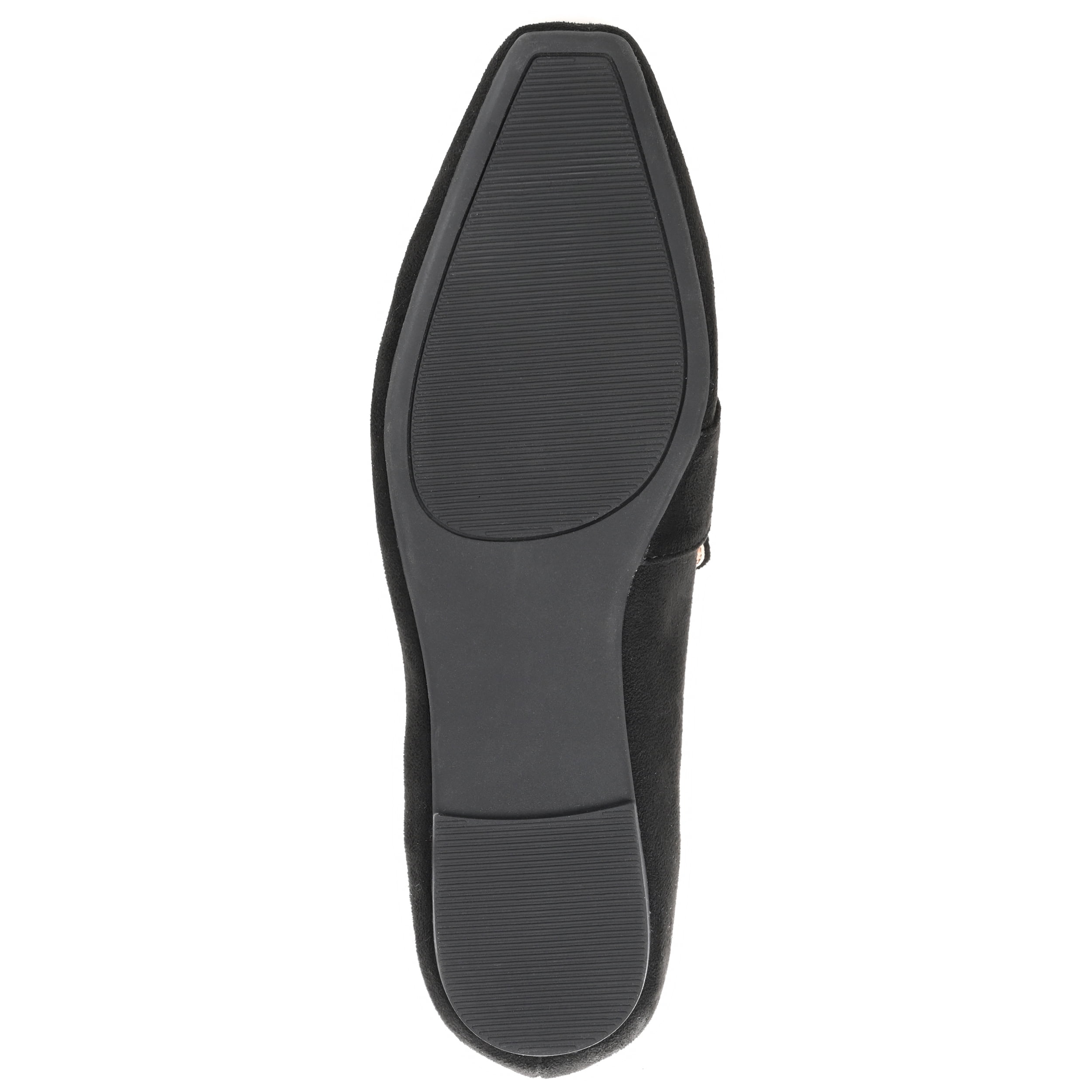 Journee Womens Benntly Slip On Square Toe Loafer Flats