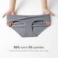 thumbnail image 5 of HBlife 6 Pack Womens Cotton Maternity Underwear,Healthy Maternity Pregnancy Panties Postpartum Mother Under Bump Underwear, 5 of 7