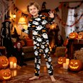 thumbnail image 4 of Fgnfyis Family Halloween Pajamas Print Loose Cozy Soft 2 Piece Set Tops Pants Loungewear Sleepwear, 4 of 4
