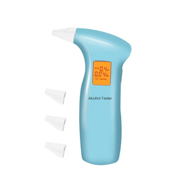 Testeur d'Alcool de Voiture Professionnel Analyseur d'Alcool Détecteur Porte-Clés Respirateur Appareil d'Analyse d'Alcool Écran LCD, Diversifié et Réfléchi