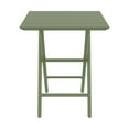 thumbnail image 7 of Compamia Helen Square Folding Bistro Table 24 inch Olive Green, 7 of 7