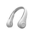 thumbnail image 2 of Ventilador para colgar en el cuello Ventilador de enfriamiento ajustable recargable por USB Enfriador de aire portátil sin cuchillas, blanco kenally HA005717-02B, 2 of 6