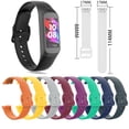 thumbnail image 2 of Flmtop Replacement Soft TPU Smart Watch Strap Watchband for Samsung Galaxy Fit SM-R370, 2 of 10
