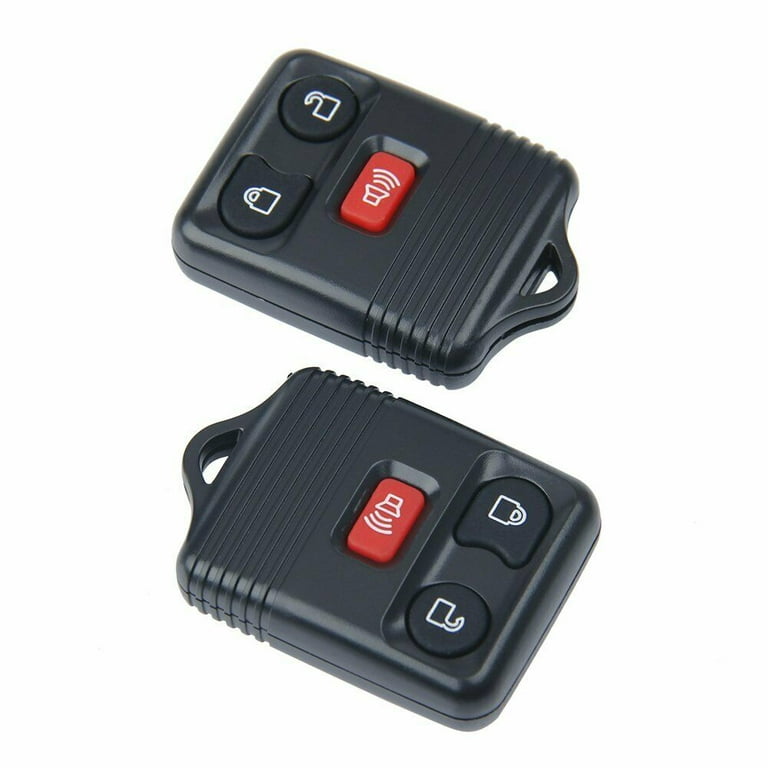 2 Pcs Keyless Entry Car Remote Control Key Fob Transmitter Alarm for Ford F150 F250, Black