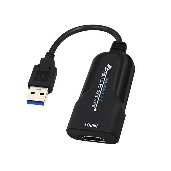 EGNMCR HDMI to USB 3.0 Video Capture Card 1080P HD Recorder Game/Video Live Streaming Video Capture Card