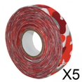 thumbnail image 1 of DYNWAVECA 5x2.5Cmx25M Ice Hockey Cloth Tape Wrapping Breathable Nonslip Protector Cover Red, 1 of 10