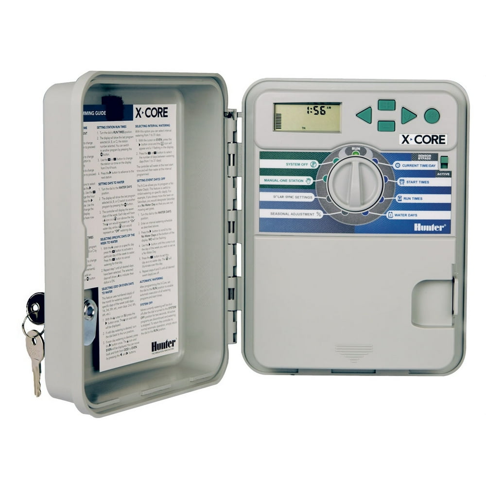 Hunter 6 Station XCore Outdoor Sprinkler System Controller XC600