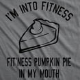 thumbnail image 2 of Mens Fitness Pumpkin Pie In My Mouth T shirt Funny Thanksgiving Thankful Graphic Graphic Tees, 2 of 9