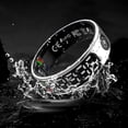 thumbnail image 1 of Ring Smart Ring Sports Sleep Monitoring  Control Stainless Steel Health Tracker Ring with Display Screen, 1 of 7
