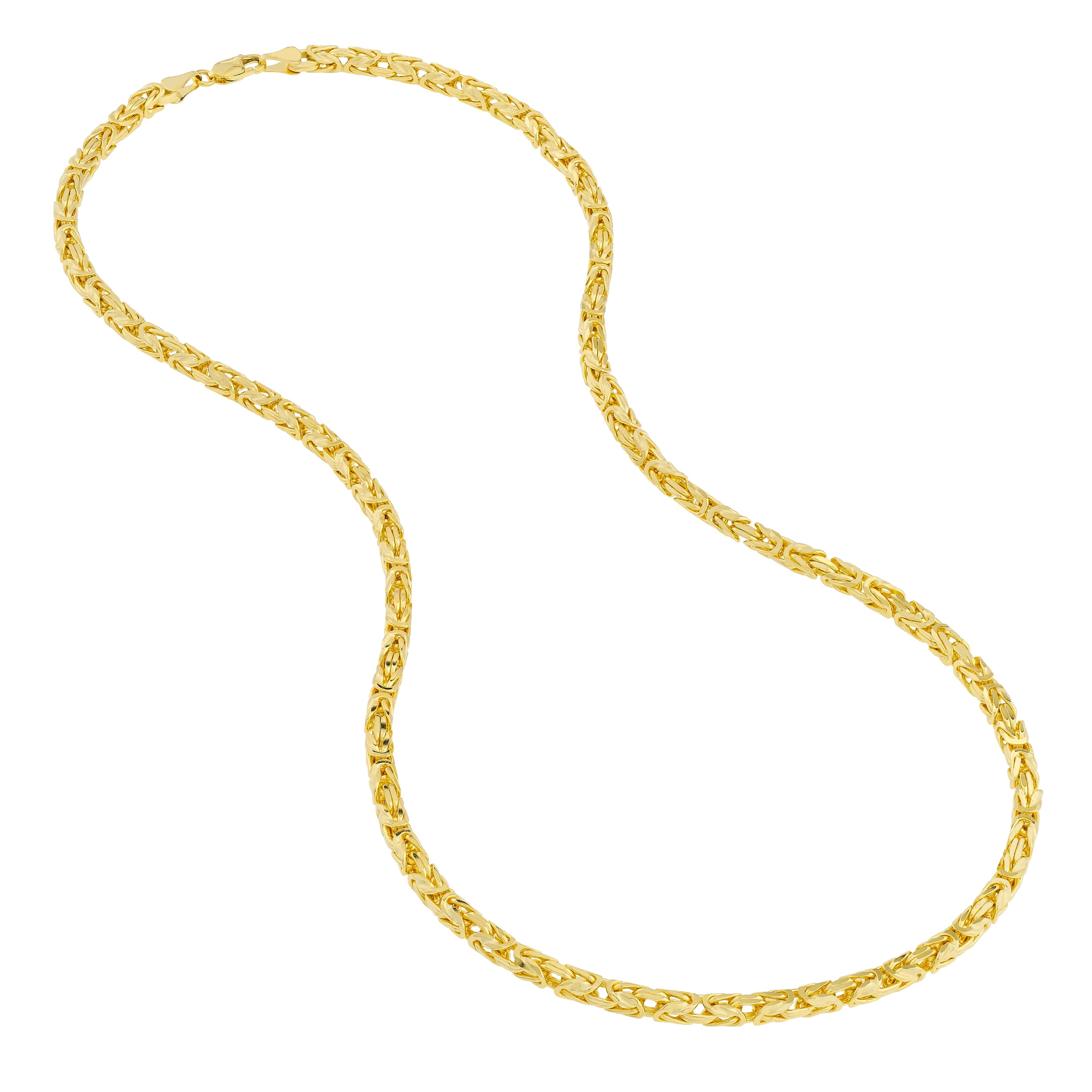 Mens flat shop gold necklace