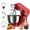 Red, variant on Compact Stand Mixer(11.8"D x 6.9"W x 10.4"H)-8-Speed 380W Tilt-Head: 4.76Qt 304 Stainless Steel Bowl with Cover, Whisk, Dough Hook, Beater - Electric Mixer for Baking, Pizza, Smoothies - Ideal Gifts