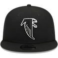 thumbnail image 2 of Men's New Era Black Atlanta Falcons Throwback Main Trucker 9FIFTY Snapback Hat, 2 of 5