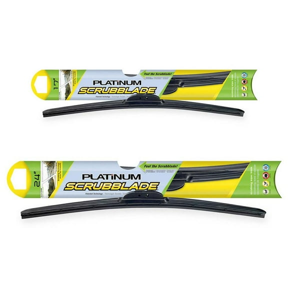 For Isuzu VehiCROSS Lexus LS460 Scrubblade Platinum Wiper Blade Set - BuyAutoParts