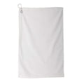 thumbnail image 1 of Carmel Towel Company-Toalla de golf de microfibra con ojal y gancho-C1518MGH-Blanco Compañía de toallas Carmel C1518MGH, 1 of 1