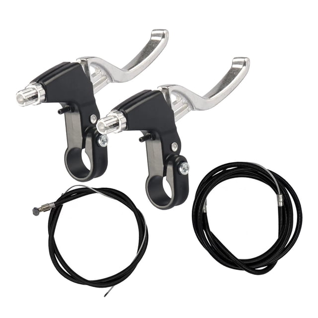 Almencla Bike Brake Levers Set Maintain Front and Rear Brake Set for Home Work Garage silver