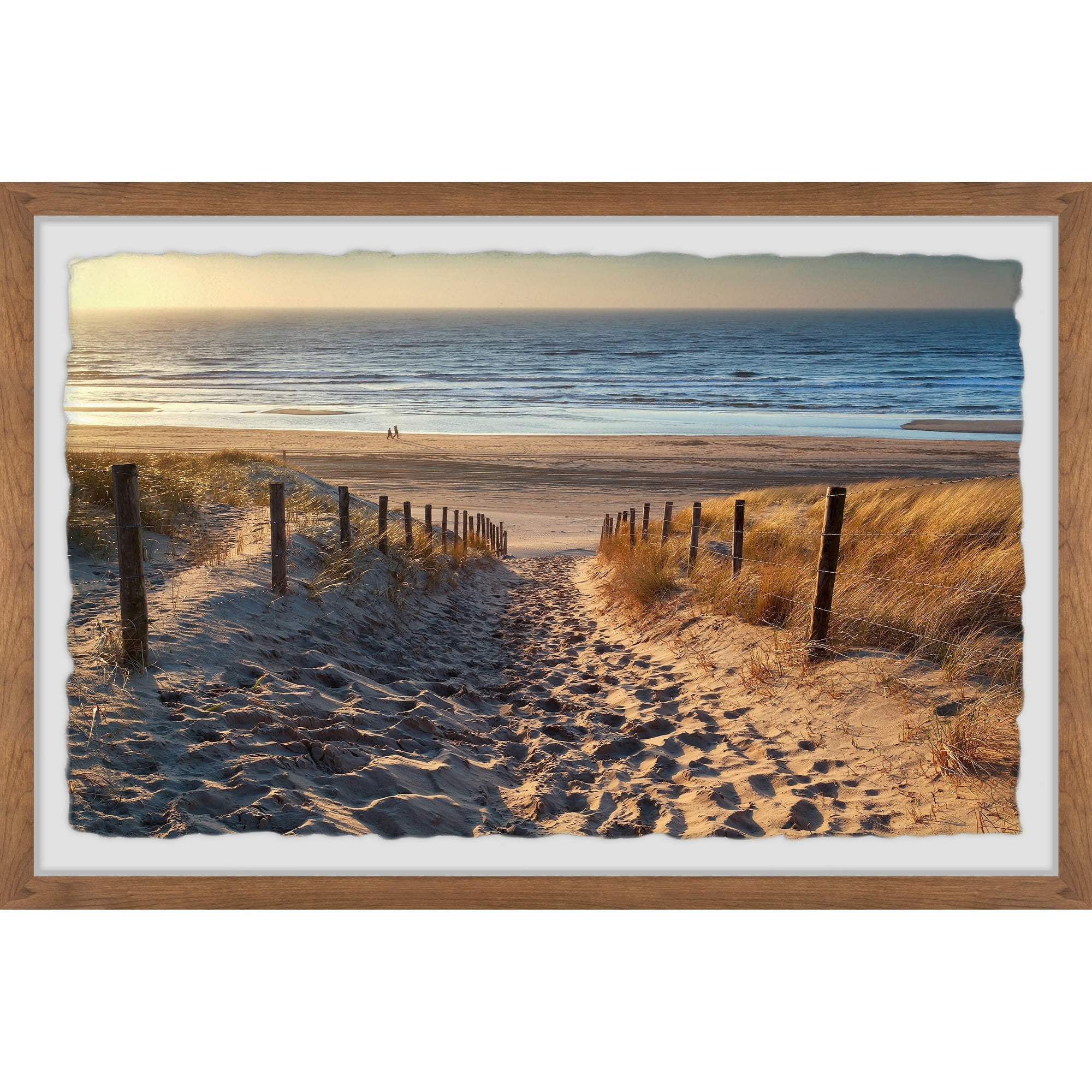 Marmont Hill Narrow Hill to the Sea Framed Wall Art