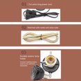 thumbnail image 4 of Campana Para Cocina Ceramic Heat Emitter Reptile Heat Lamp Bulb,with Anti-bite Iron Tube & Shade Of Pet Heat Lamp, 4 of 7