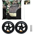 thumbnail image 6 of Camouflage Foldable Bicycle Trailer for Dogs Cats and Luggage Pet Bike Trailer for Camping Travel and Outdoor Riding, 6 of 9