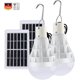 thumbnail image 1 of 2 Piece Solar Powered Led Bulb, 12W Rechargeable Solar Emergency Light with Remote Control for Outdoor, Hiking, Camping, Fishing Tent, 1 of 5