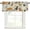 Beige, variant on Rustic Cat Kitchen Valances for Windows, Funny Cute Fish Leaves Bubble Bathroom Window Valances 42x12 Inch Rod Pocket Window Treatments Valance Curtains for Living Room Bedroom Decor