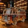 thumbnail image 2 of Fire Truck Whiskey Decanter Bottle, 350ml Novelty Shape Liquor Spirit Bottle for Bourbon & Scotch, Unique Empty Glass Bottle for Home Bar Decor, Gift for Men, Firefighters, 2 of 5