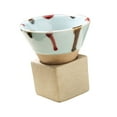 thumbnail image 1 of Taza de té de cerámica de 3,5 oz, taza de café de cerámica gruesa, taza de té clásica tradicional de 100 ml Verde claro, 1 of 9