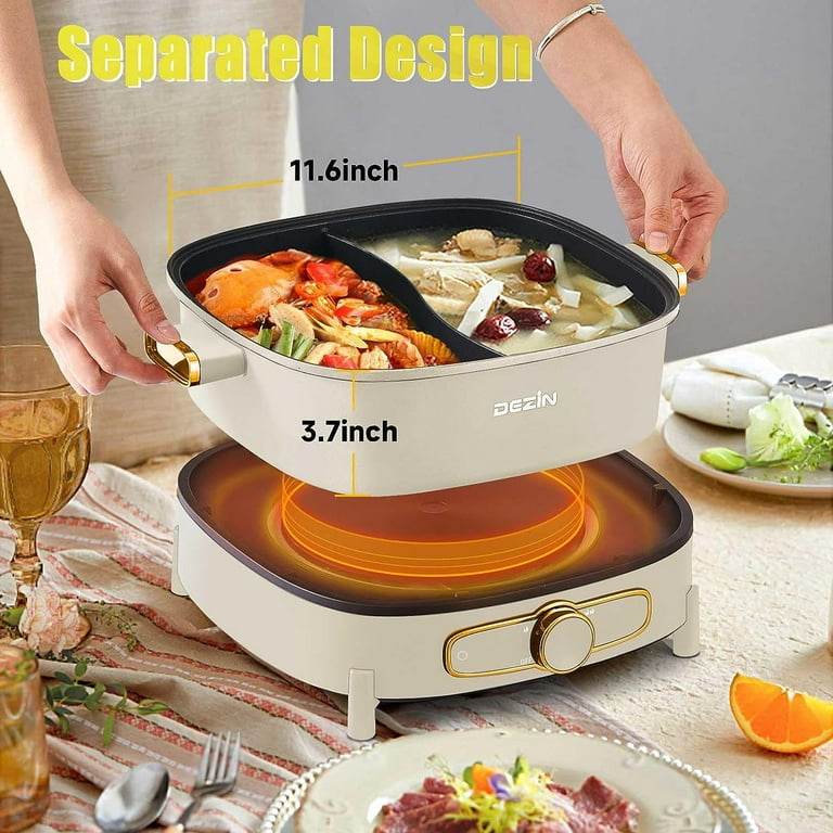 5L Electric Frying Pan Non Stick Pot Integrated Household Multi