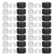 thumbnail image 1 of Jeu de poulies POM avec roulement en caoutchouc, entretoise excentrique, colonne ronde pour imprimante 3D, poulie noire, 1 of 4