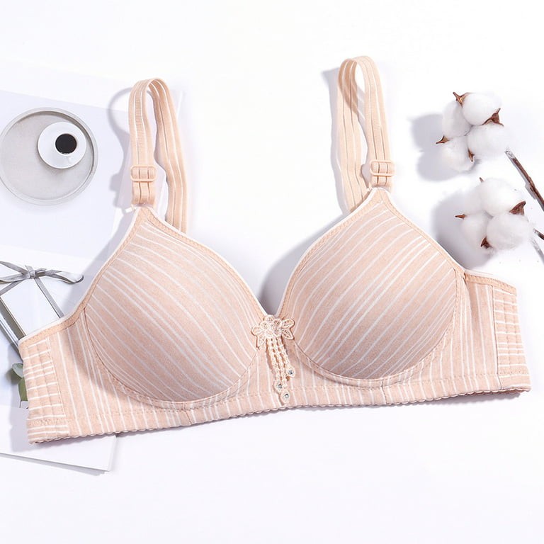 Wire Free Cotton Bras For Women Push Up Bra Sexy Lingerie Comfort