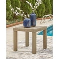 thumbnail image 2 of Signature Design by Ashley Contemporary Silo Point Outdoor End Table, Brown, 2 of 6