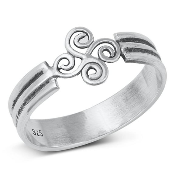 Celtic Wave Knot Bali Ring .925 Sterling Silver Band Jewelry Female Male Unisex Size 9