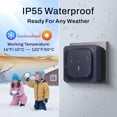 thumbnail image 3 of Wireless Doorbell BN-LINK 2 Buttons 1000ft Range Black, 3 of 9