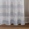 thumbnail image 3 of Curtainworks Harbor Curtain Panel Pair Chambray Blue, Pole Top, Sheer, Indoor, 50" x 84", Adult, 3 of 5
