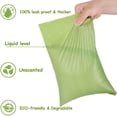 thumbnail image 3 of Paquete de 90 bolsas biodegradables para excrementos de perros, bolsas biodegradables para excrementos de perros, bolsas biodegradables para excrementos de mascotas (color verde) Rojo Verde  Cocina, Decoración y Otros, 3 of 4