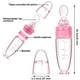 thumbnail image 2 of Biberón Dispensador de Alimentos para Bebés Silicona Rosado con Cuchara, 2 of 6