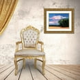 thumbnail image 3 of Unknown 24x19 Gold Ornate Wood Framed with Double Matting Museum Art Print Titled - Azure Sky II, 3 of 4