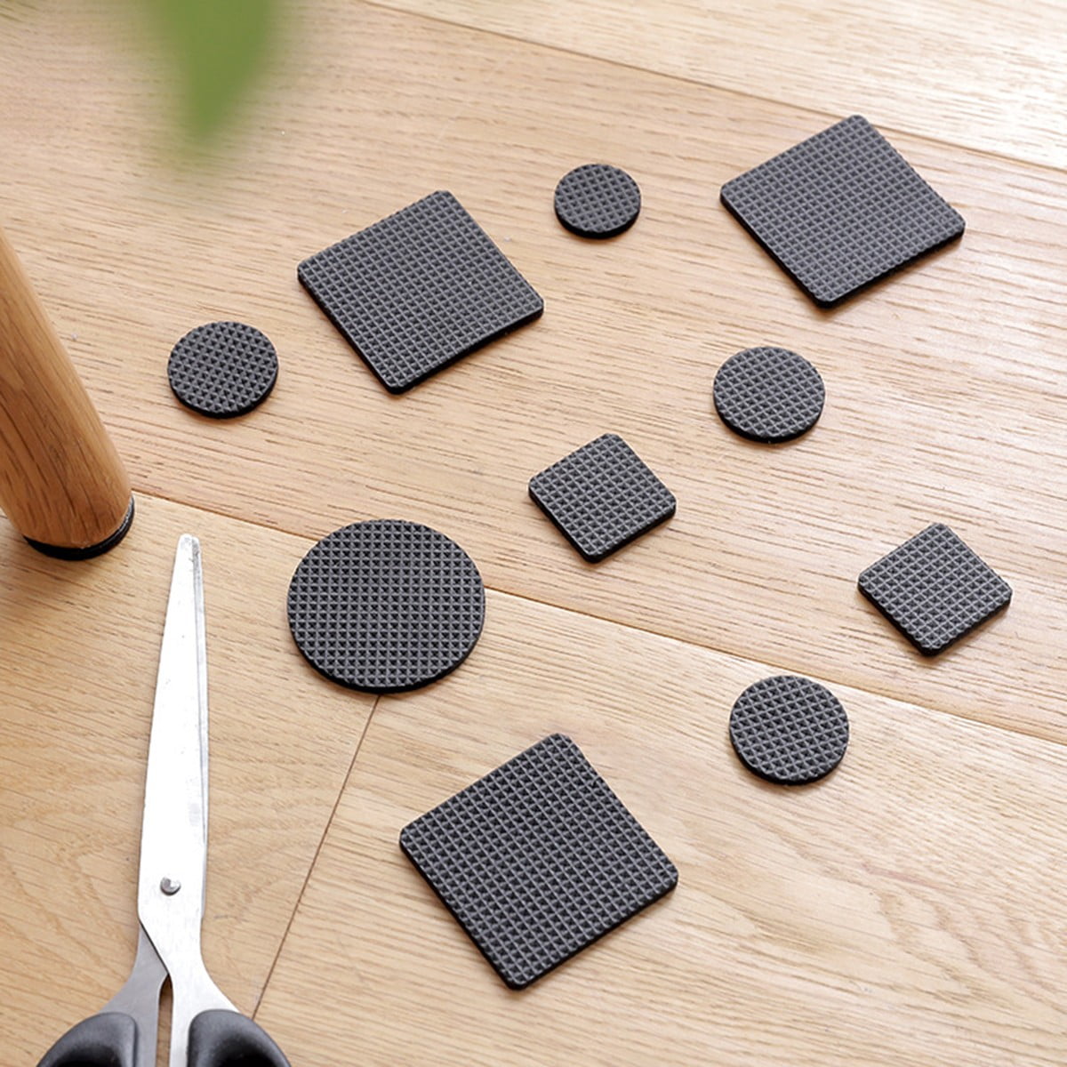 Jinei 2 Rolls Non Slip Furniture Pads Cuttable Self Adhesive