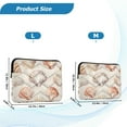 thumbnail image 4 of FORMRS 15"-15.6" Laptop Sleeve Protective Case Soft Carrying Quilted Computer Bag Cover, Purple Seashell, 4 of 7