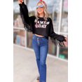 thumbnail image 4 of Plusashion Sparkling Sequin Crop Top - Game Day Essential!, 4 of 8