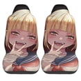 thumbnail image 2 of My Hero Academia Himiko Toga Car Seat Covers Accessories Vehicle Front Seat Protective Mat Cover 2pcs Universal Fit For SUV Sedan Van Trucks, 2 of 8