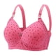 thumbnail image 1 of Gibobby Ropa interior reunida Tallas grandes Sujetador ajustable Copa Mujeres delgadas Par de senos Lady Brasier mujer busto(Rojo de la sandía,52), 1 of 2