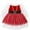 Red, variant on Odeerbi Toddler Girls Christmas Tulle Dress Fall Winter Long Sleeve Dress Mesh Tiered Dress Christmas Plush Dress Toddler Clothes Green