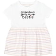 thumbnail image 3 of Inktastic Grandma is My Bestie Girls Baby Dress, 3 of 5