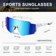thumbnail image 3 of Polarized Sports Sunglasses for Men and Women,Fishing Cycling Mountain Bike Baseball Sunglasses with UV Protection, 3 of 8