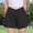 Black, variant on Crossover Athletic Shorts Shorts Crossover Athletic Shorts 2 in 1 Flowy Running Skorts for Teen, Youth Black L