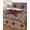 Brown Black, variant on Quilts Queen Size Bedding Set, Red Texas Star Farmhouse Reversible Summer Quilt 3 Pieces, Black Plaid Berry Country Lightweight Bedspreads Coverlets with 2 Pillow Shams for All Seasons