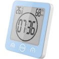 thumbnail image 1 of Pantalla LCD Digital Digital impermeable Splash reloj de pared para baño reloj de ducha temporizador de temperatura, 1 of 7